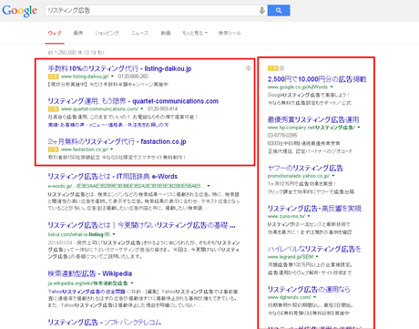 リスティング広告とは