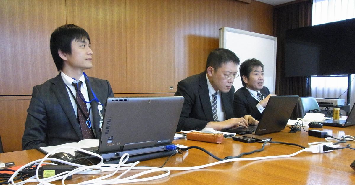 村田機械・石田さん、小山さん、小林さん